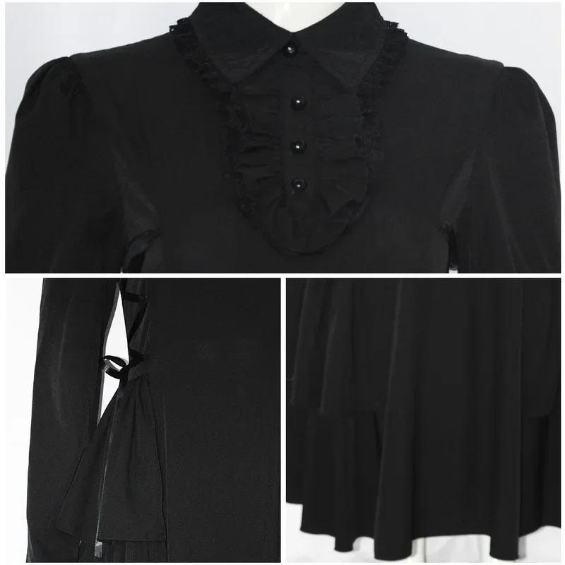 Medieval Retro Gothiced Court Royal Lady Ball Dress Tight Waist Women Elegant Costume Vestido MN1