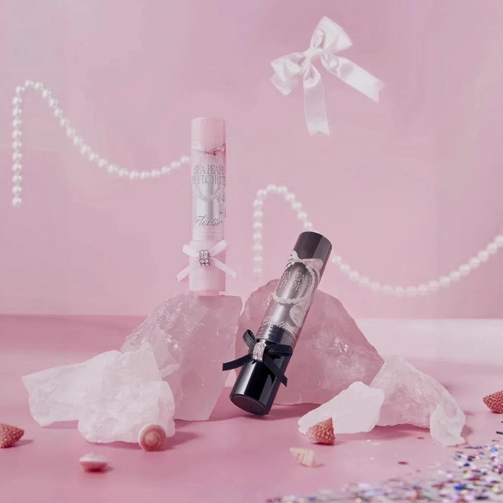 FLORTTE Glass Sea Series Solid Lip Gloss Water Gloss Mirror Lip Glaze