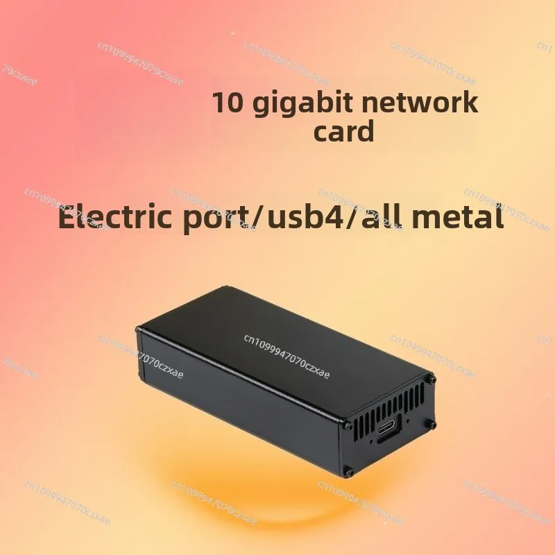 USB4 Network Interface Card 10G Electrical Port Compatible, 3/4 Single Port 10 Gigabit RJ45 Ethernet Network Interface Card