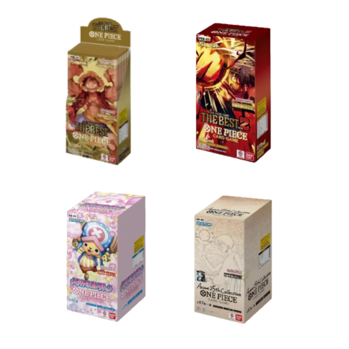 

Stock Bandai One Piece Opgc Card Collection Japanese Version Prb01 Prb02 Eb01 Eb02 In Stock Surprise Gifts Toys Animation Fans