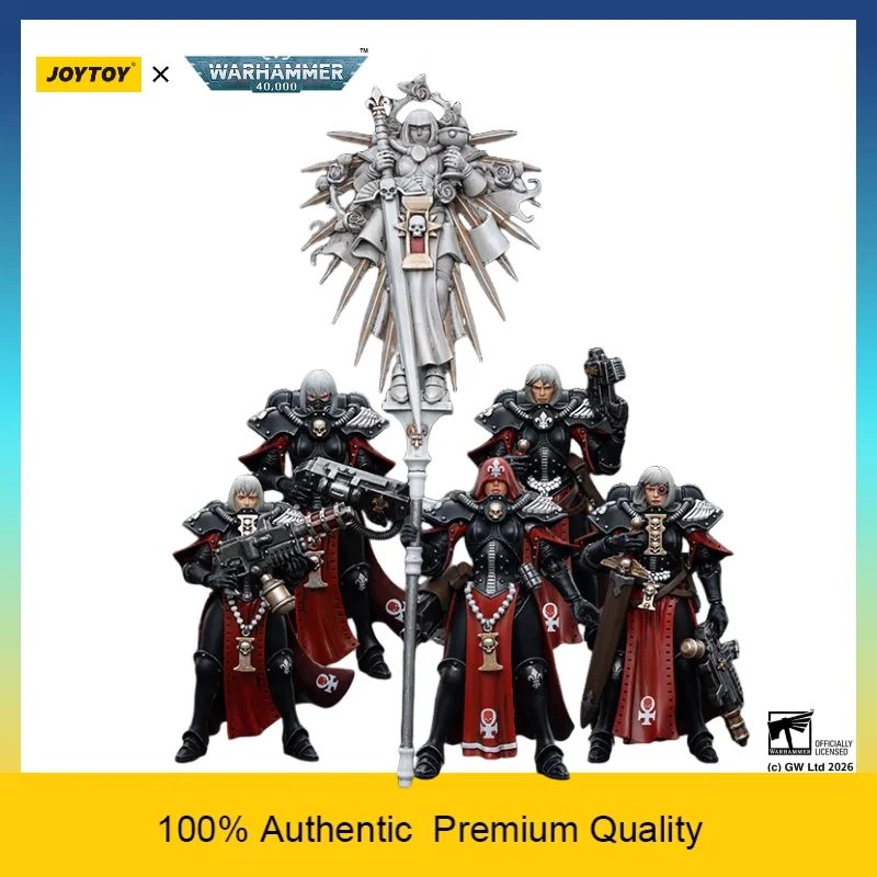 

JOYTOY Warhammer 40K Adepta Sororitas Dominions Squad 5-Pack 1/18 Scale Sci-Fi Collectible Action Figure Model Toy Pre-order
