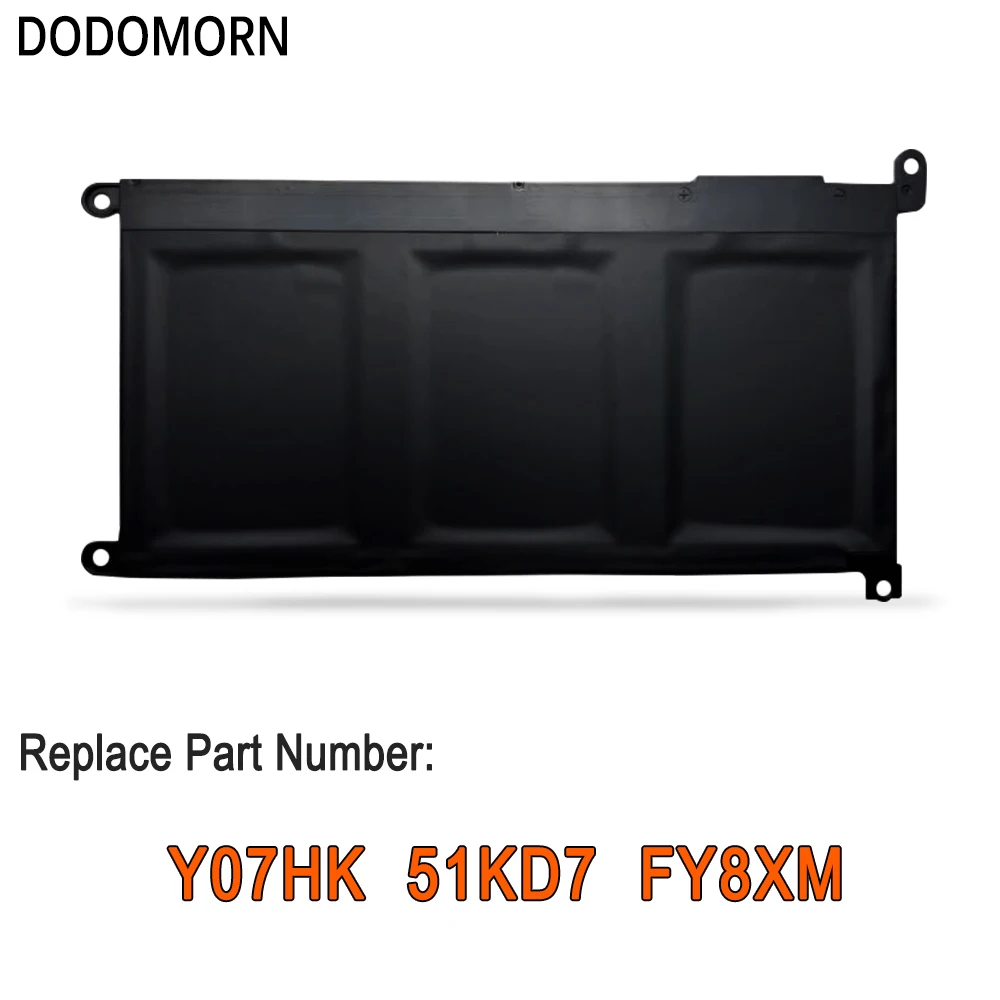 Imagem -02 - Dodomorn-bateria do Portátil em Série Fy8xm Y07hk 051kd7 42wh 11.4v 11 3180 31893100 3181 5190 51kd7