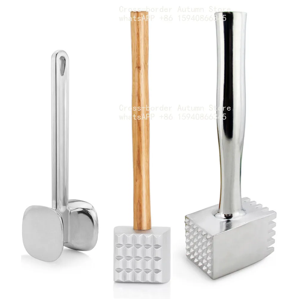 Steak meat hammer Home kitchen Beef meat looser Western food tools Broken tendons and tender needle Aluminum