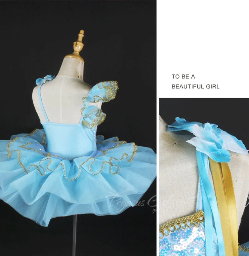 Elegant Ballet Swan Dance Skirt Children Festival Performances Ballet TuTu Dress Girls Standard Ballet Dance Skirt