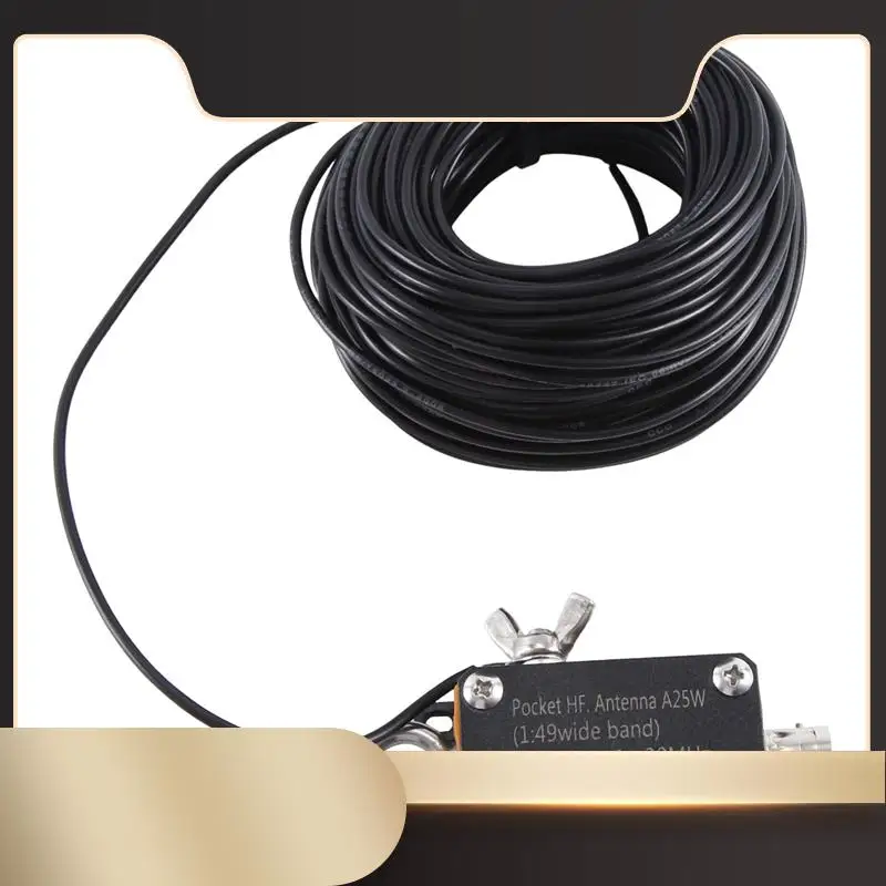 N36R-Pocket Antenna Pocket High Frequency Antenna A25 1-30Mhz Inverted V Horizontal Balun Long Line