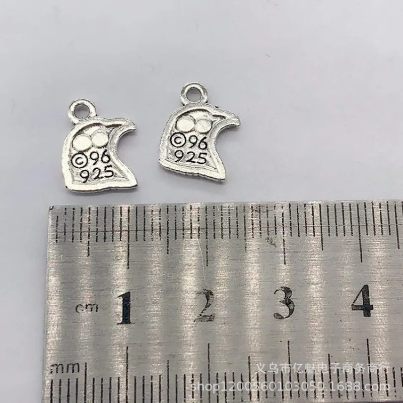 Factory Direct Sales 100Pieces diy Combined 13mm Eagle Head Bracelet Necklace Clothing Gift  Bookmark Material Eagle Pendant