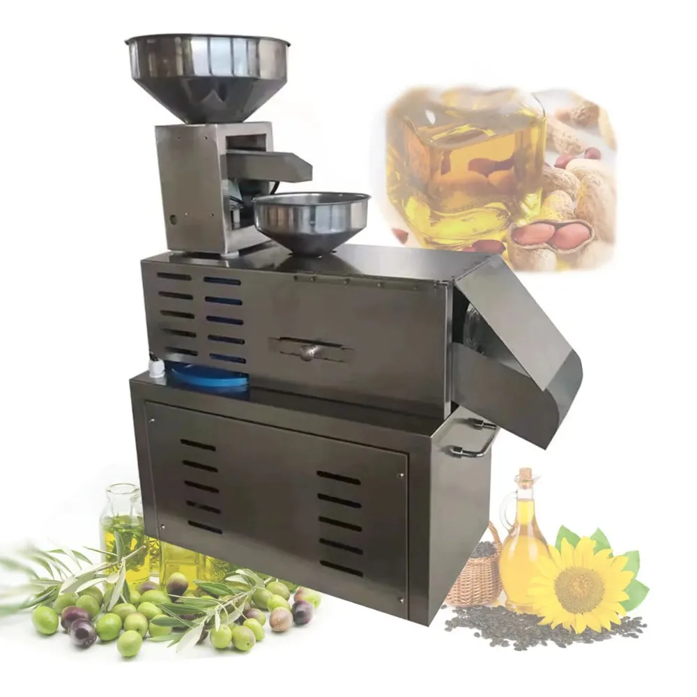 15-20KG/hour Peanut Oil Press Coconut Oil Making Machine Oil Extraction Machine HJ-P52