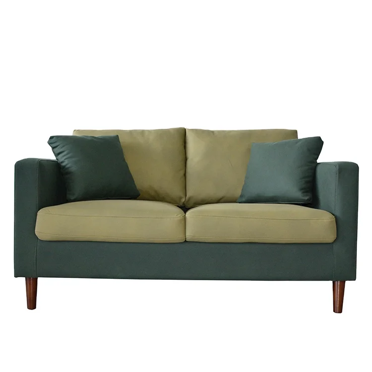France Hot Sale High Quality Modern Sofa Mingle Colors with Wooden Legs Living Room Sectional Fabric Sofa For Apartment 109