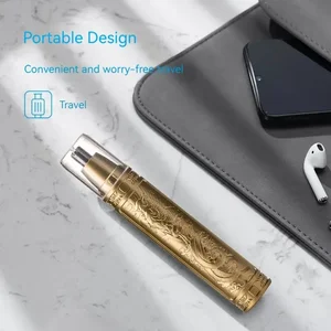 Golden Dragon و Phoenix ماكينة تشذيب شعر الأنف ، ماكينة تشذيب شعر الأنف ، فوهات شفافة ، غسول رأس سكين صغير ومريح ، راحة للجنسين أفضل 10 آلات تنين مبيعا - No9