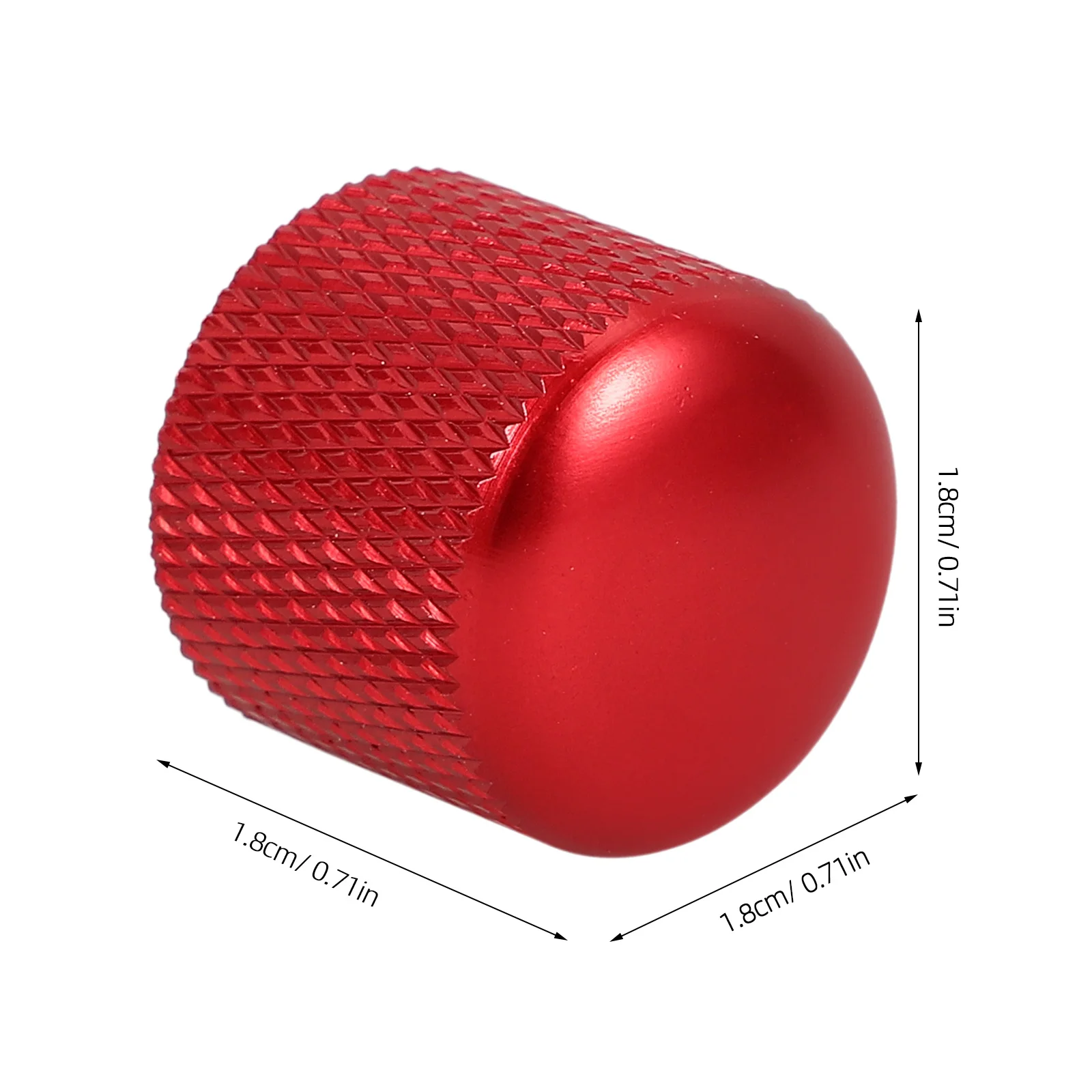 

5pcs Set of 5 Electric Guitar Knobs for Volume Control Replacement Part Parts Accessories Tone Cap