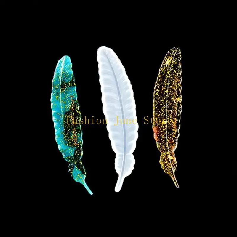 

N5KA Tassel Epoxy Resin Mold Book Holder Silicone Mould DIY Crafts Office School Student Stationery Casting Tool