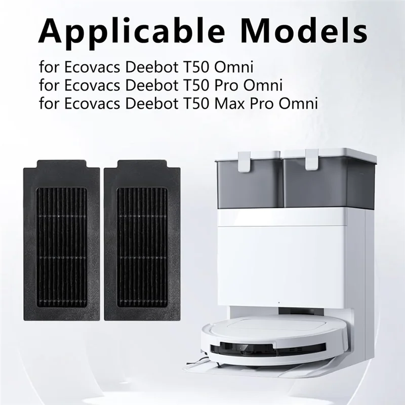 ABZA-อะไหล่สําหรับ Ecovacs Deebot T50 Pro Omni, T50 Max Pro Omni, T50 Omni เครื่องดูดฝุ่น