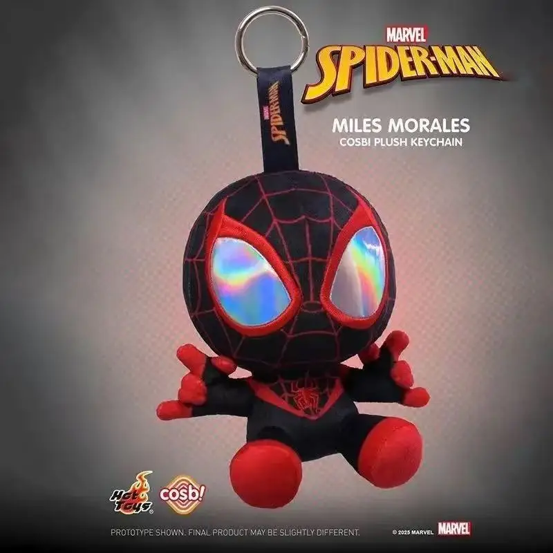 جديد الأصلي Hottoys مارفل الرجل العنكبوت كوسبي صندوق أعمى حقيبة قطيفة قلادة Kawaii الرجل العنكبوت مفاجأة صندوق هدية عيد ميلاد