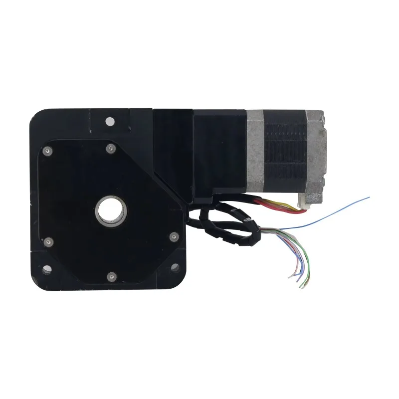 Mini R-axis electric turntable numerical control electric indexing table with 360 ° rotation and worm gear drive