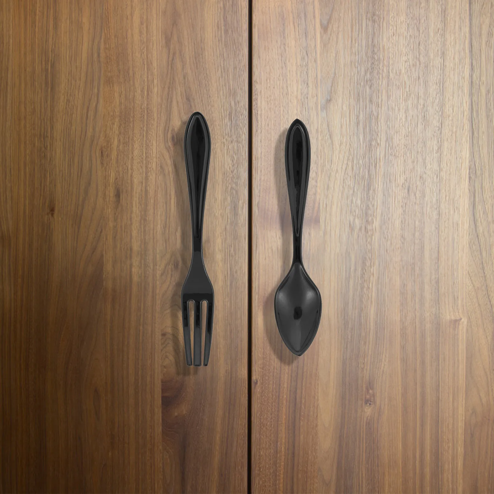 3Pcs Cutlery Inspired Cabinet Pulls Stainless Steel Drawer Handles for Home Office Restaurant Modern Furniture Decor Simple