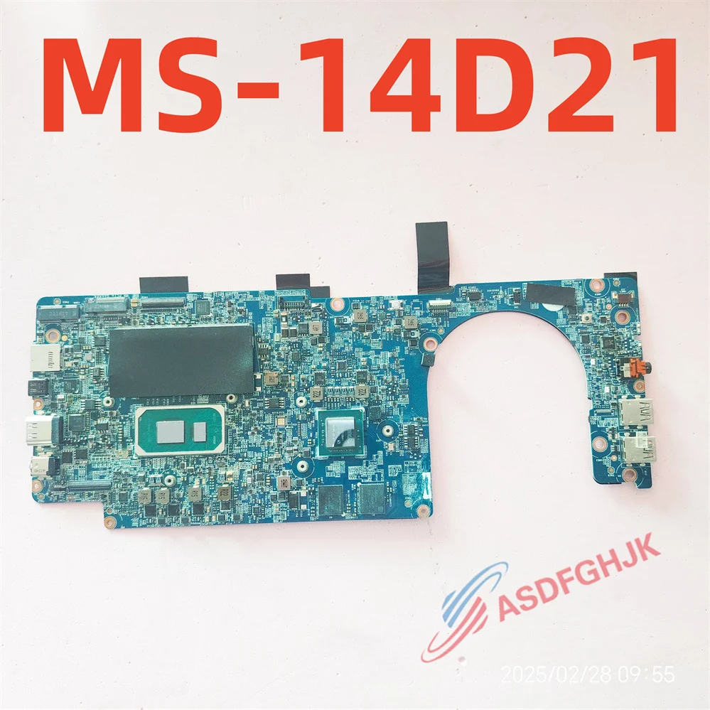 MS-14D21 FOR MSI Modern 14 B11SB Core I5-1155G7 AND MX450 2GB Motherboard TEST OK