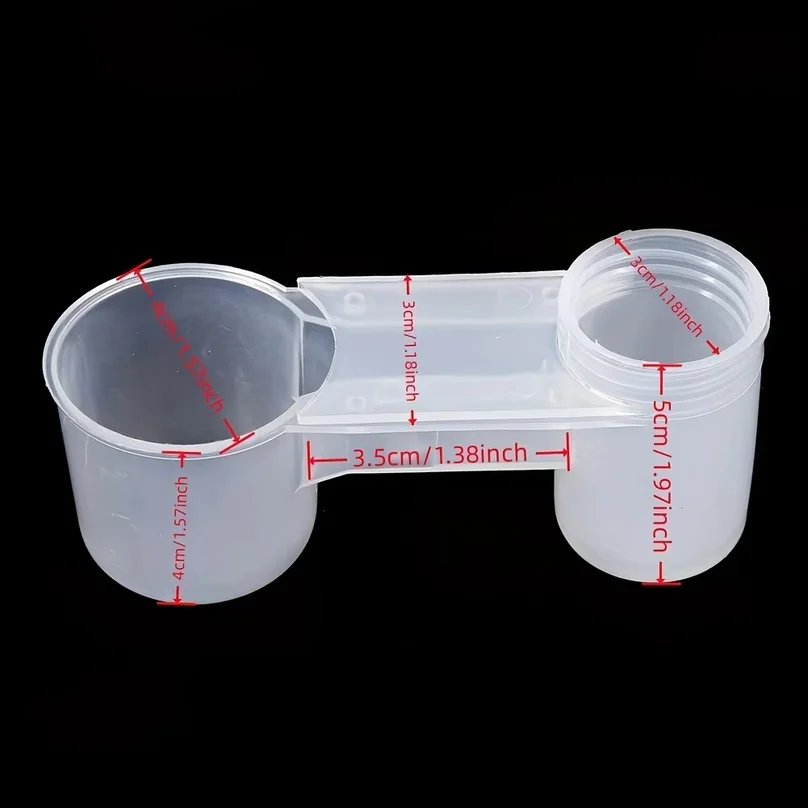 Plastic Practical for Bird Feeder Water Drinker Cup Drinking Bowl Pigeons Parrot Bird Feeders