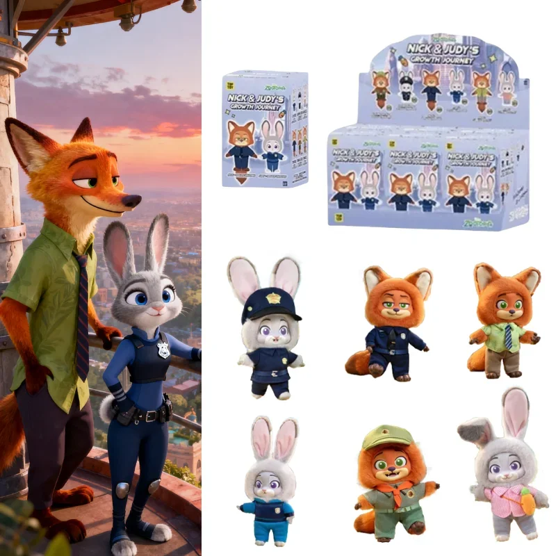 

Disney Zootopia2 слепая коробка Ник Джуди виниловая кукла модная игрушка-сюрприз милый рюкзак кулон детский подарок на день рождения