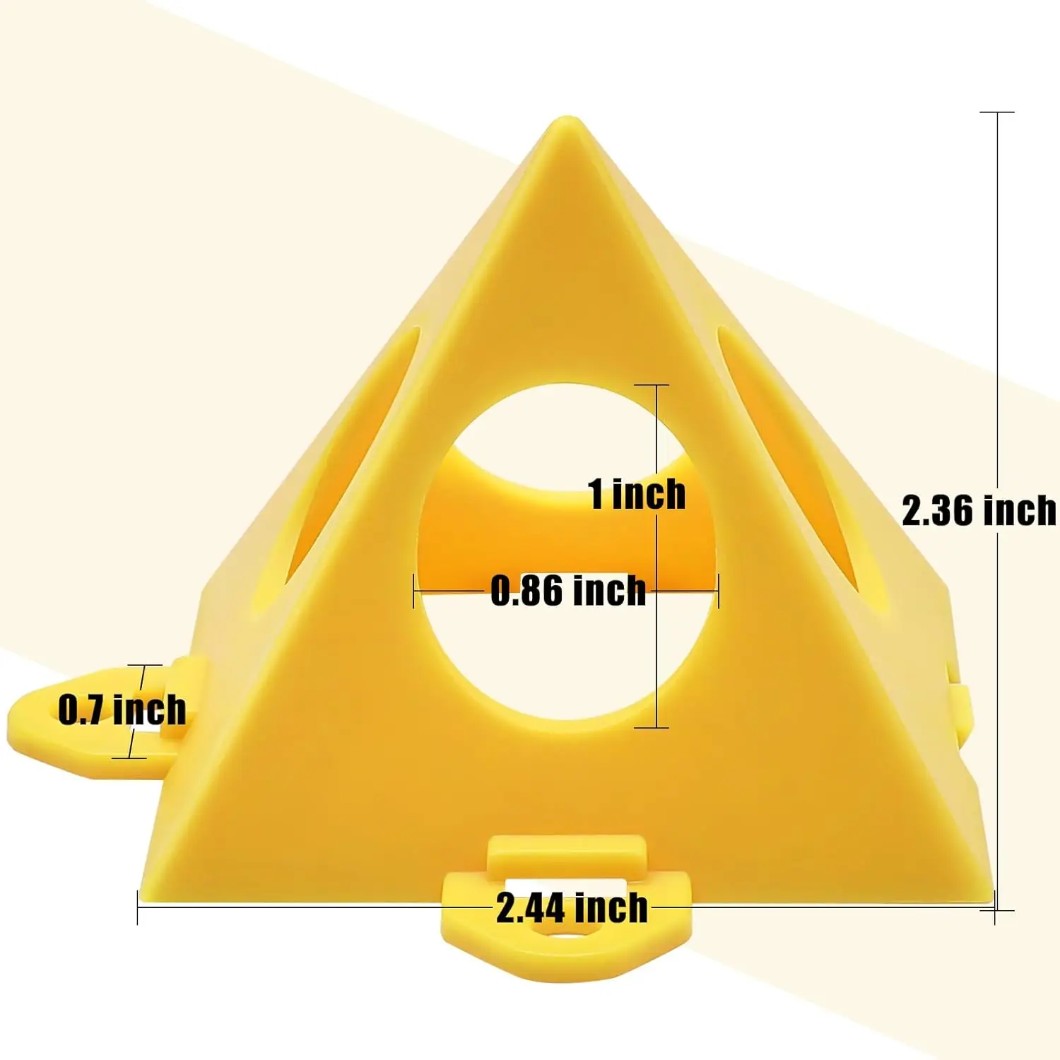 Pyramidenständer Malerständer für Maler, 12–50 Stück, 4 Löcher, Mini-Kegel-Farbständer, Leinwandständer – Detail 4