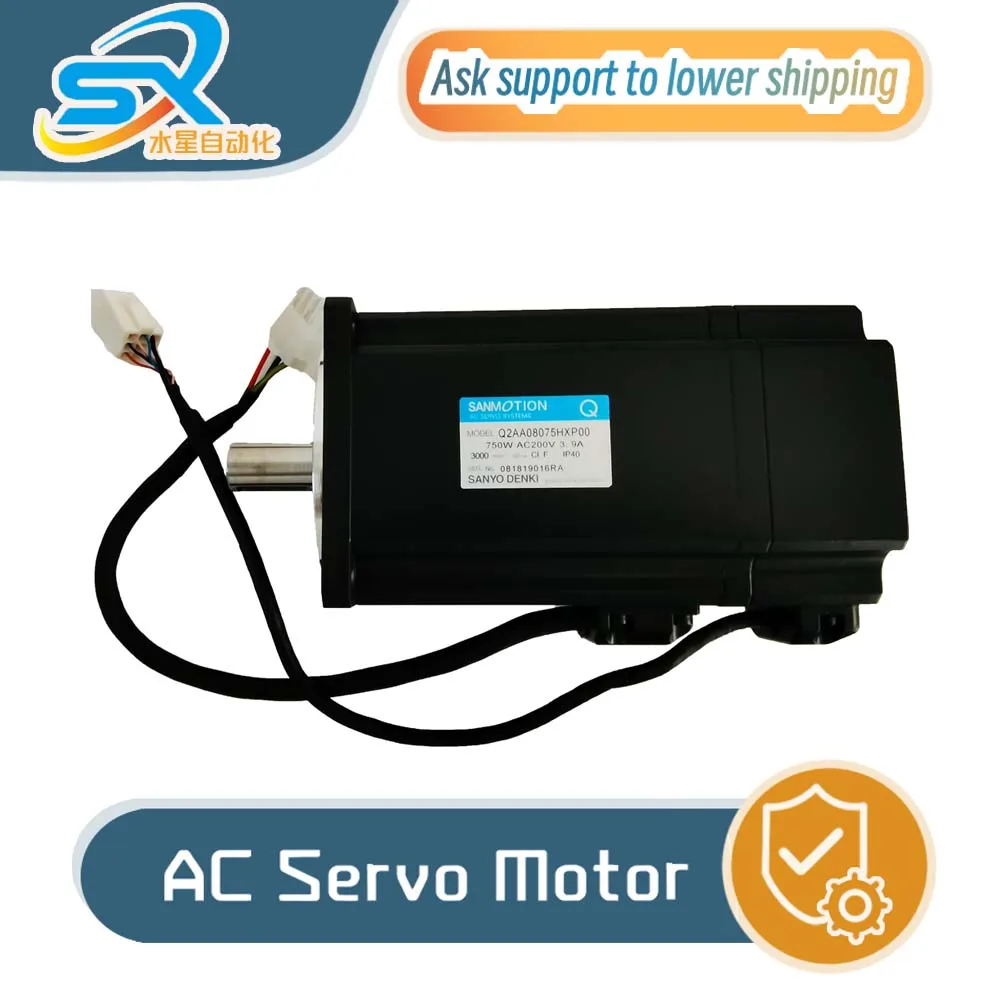 Japan SANYO DENKI AC Servo Motor Q2AA08075HXP00 750w AV200V Quality Assurance And Reliable Procurement Negotiated sale