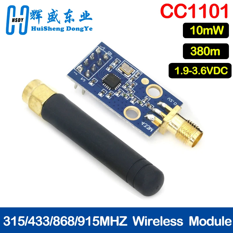 CC1101 Wireless Module With SMA Antenna Wireless Transceiver Module For Arduino 433MHZ