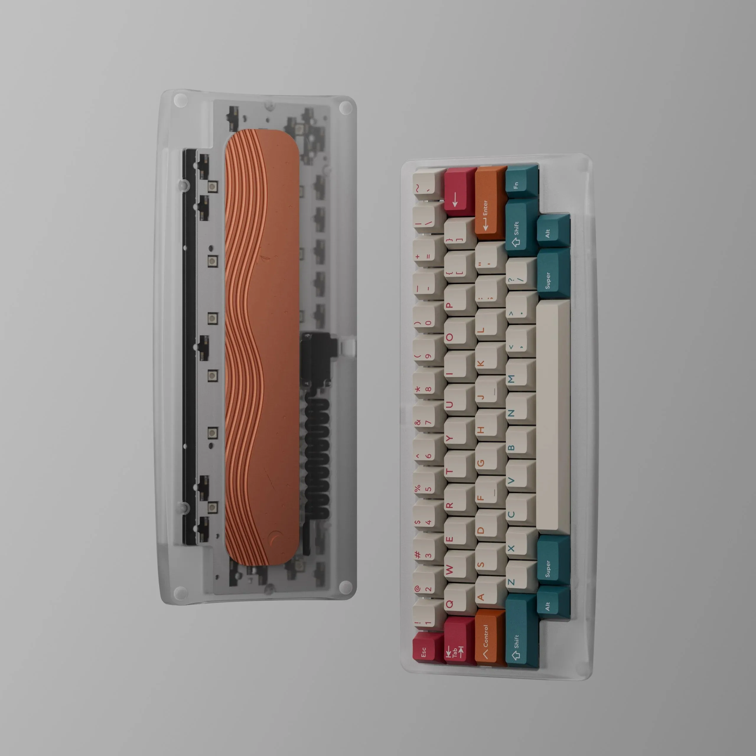 KBDfans Agar キーボード キット EC バージョン、EC スイッチなしの