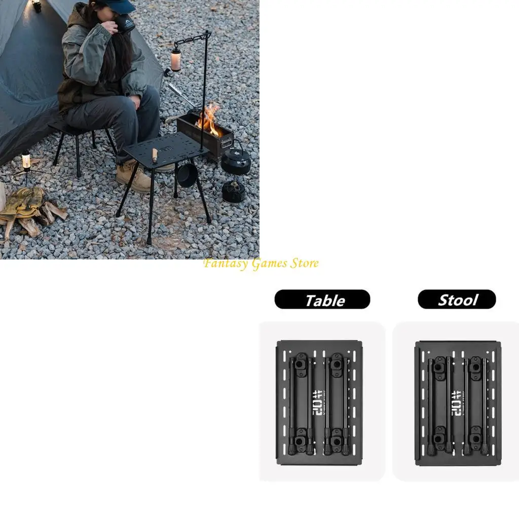 

R66E Picnics Table Outdoor Camping складной стол регулируемый стул складывания высоты высоты