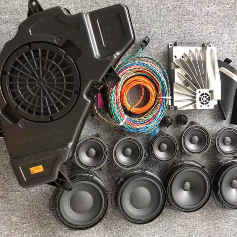 ل هارمان كاردون نظام صوت السيارة لمرسيدس GLE GLS W166 W292 تستخدم ABS القرن مضخم الصوت وحدة تحكم مكبر الصوت تصميم المنطق