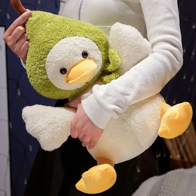 오리 인형 수면 베개 침대 동반자 소녀 인형 포옹 인형 생일 선물