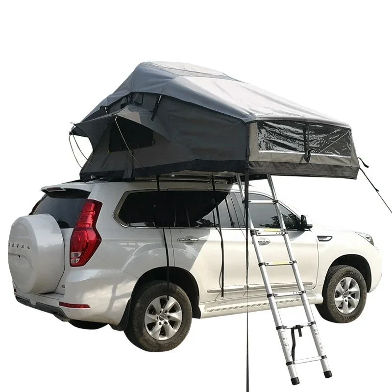 Outdoor Camping 3 Person Rooftop Tent SUV Vehicle Over Land Soft Extension Car Roof Top Tent