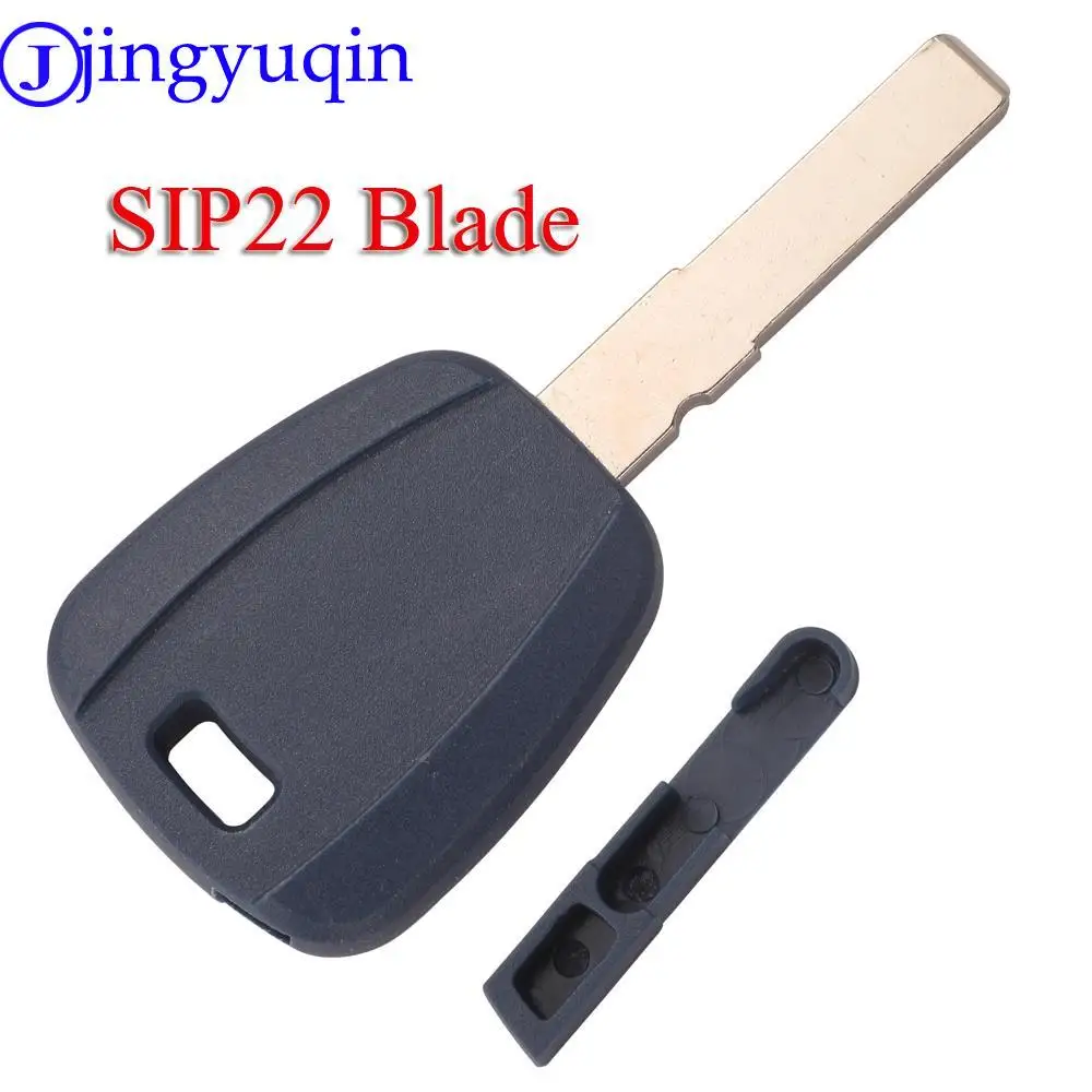 jingyuqin 10pcs New Transponder Remote Car Key Shell Case For Fiat Fod SIP22 /GT15R Blade Replacement No Chip Car Styling