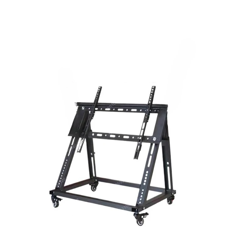 Mobile LCD TV bracket, rostrum return display low frame, tilt adjustable