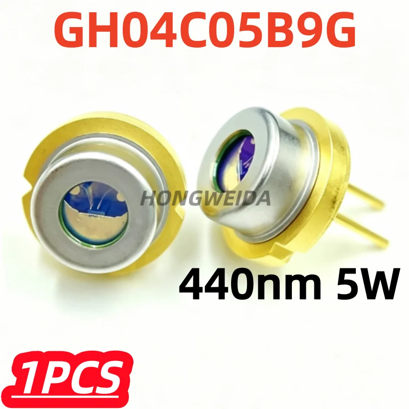 1Pcs/Lot 100% New GH04C05B9G GH04C05B9 440nm 5W Blue Light Laser Diode Laser Head 9mm Original