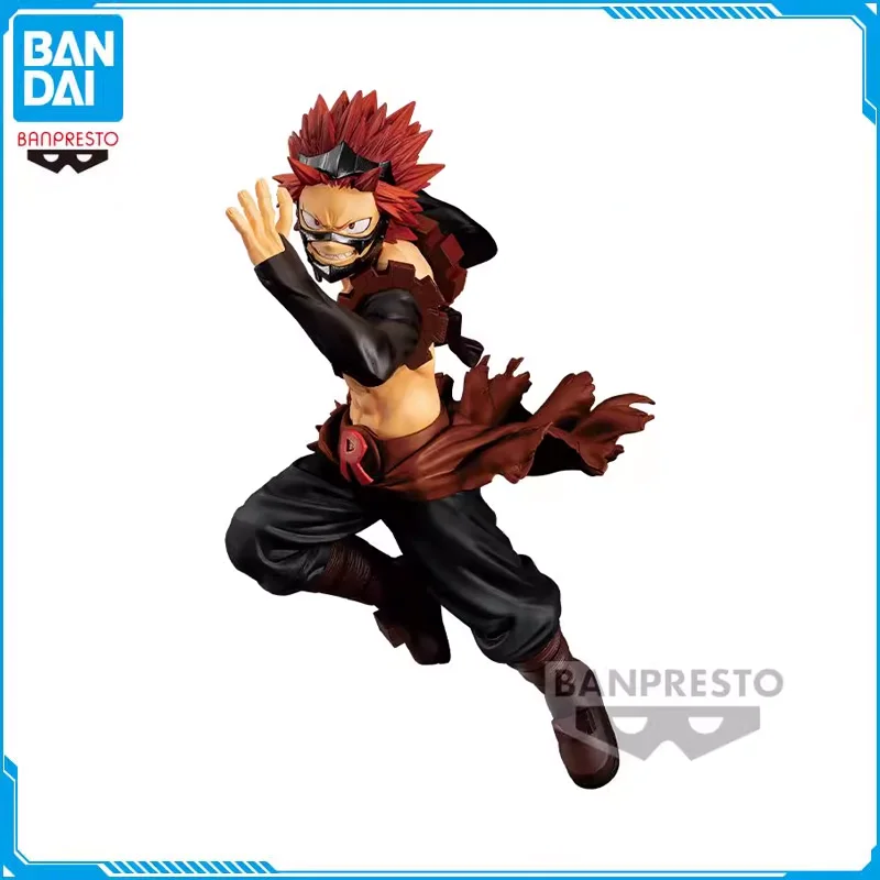 BANDAI Original My Hero Academia Amazing Kirishima Eijiro Vol.17 Anime Action Figure Collectible Model Toy Gift for Boys