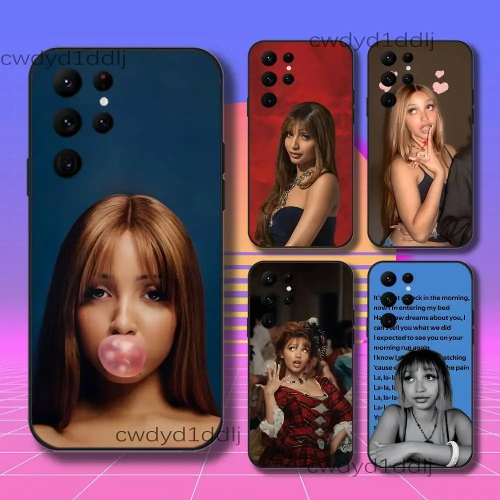 

P-Pinkpanthress Fancy Some More Phone Case For Samsung S10,S21,FE,S21 ,S26,S25,S24,S23,Ultra,S9,S22,Plus Black Shockproof TPU