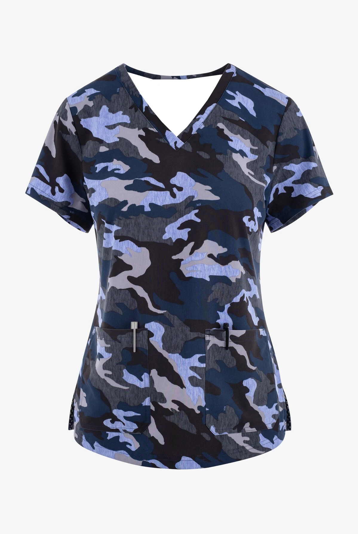 2023 Damesmode Met Korte Mouwen En Korte Mouwen Top Uniform Overhemd Met Schattige Vlinderprint, Verzorgende Scrub Top T-Shirt Casual