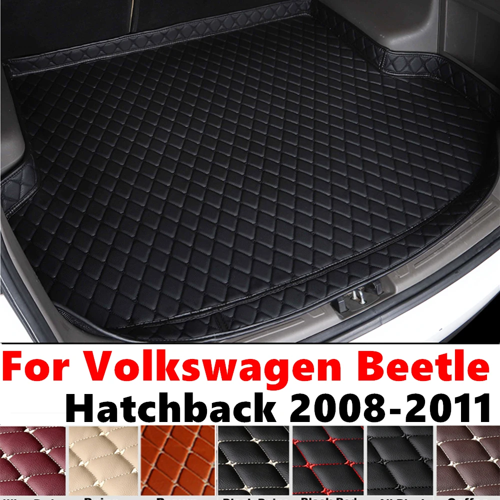 High Side Car trunk mat for Volkswagen VW Beetle Hatchback 2011 10-2008 XPE Rear Cargo Protect Cover Liner Tail Boot luggage Pad