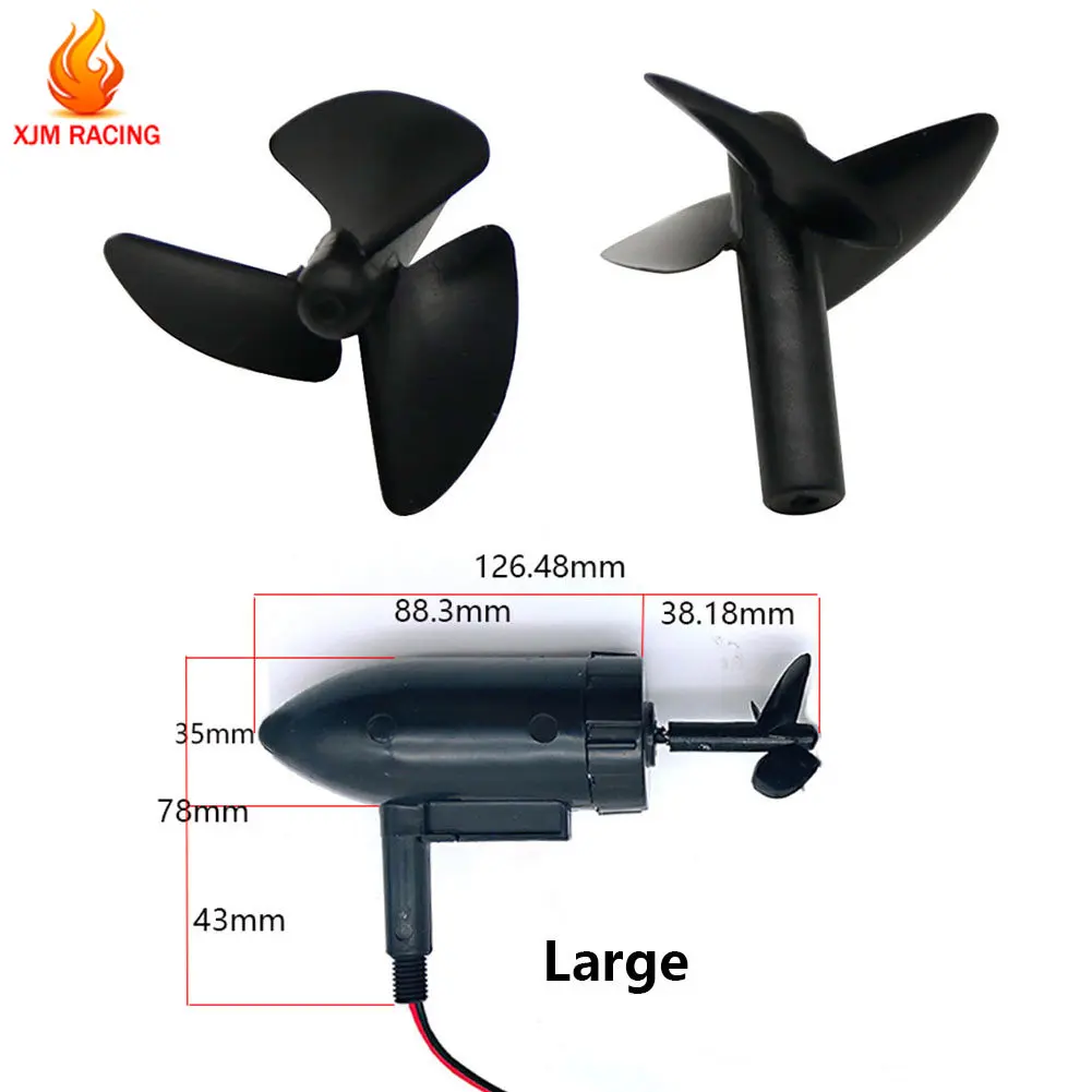 

3-blade Rc Boat Propeller of Underwater Thruster for RC Fishing Bait Boats Parts DIY Trawlers Ship Full Immersion Propellers