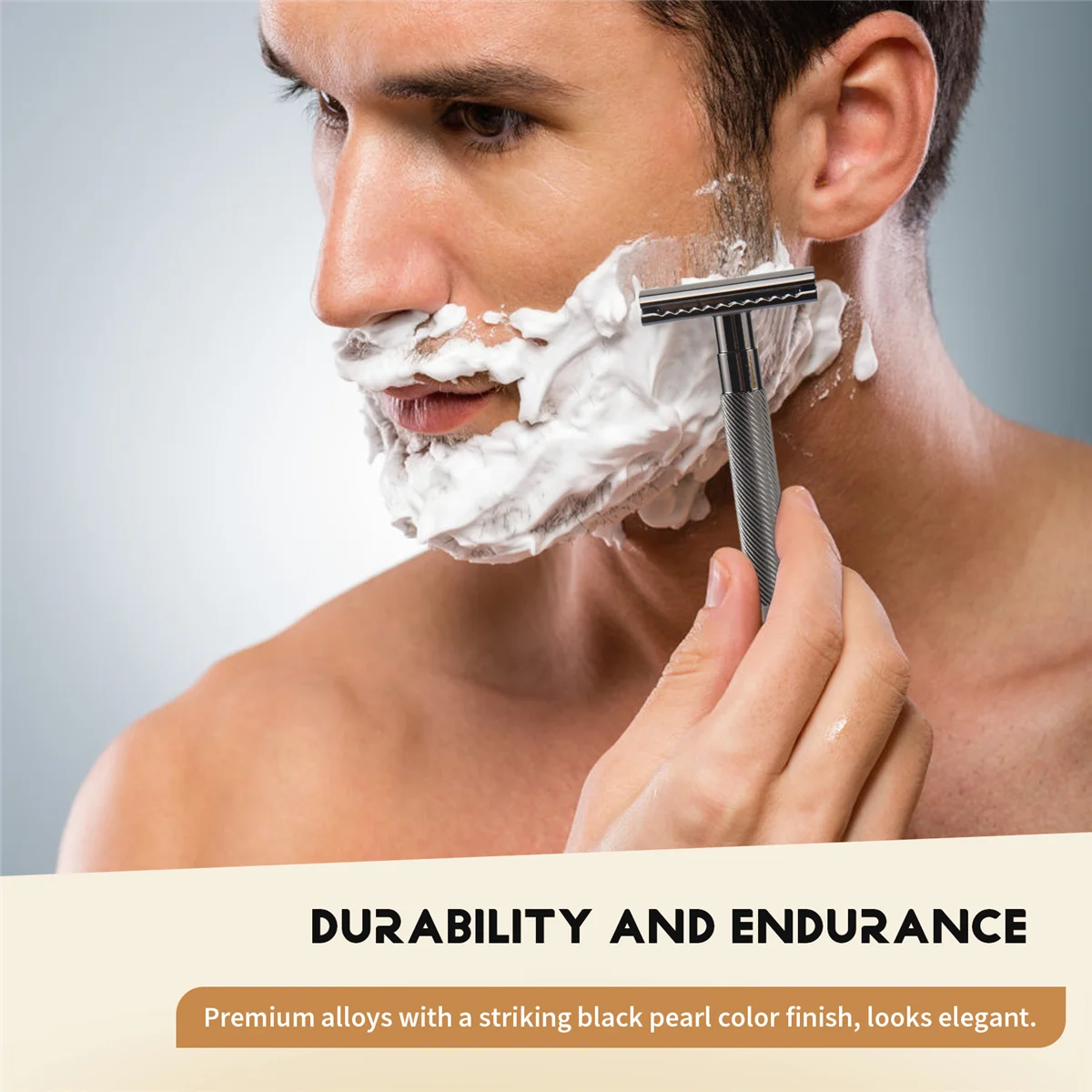 Trending Now Safety Double Edge Razor for Men Barber Straight Razor Holder Men's Shaving Face Razor Blades Shaving Machine