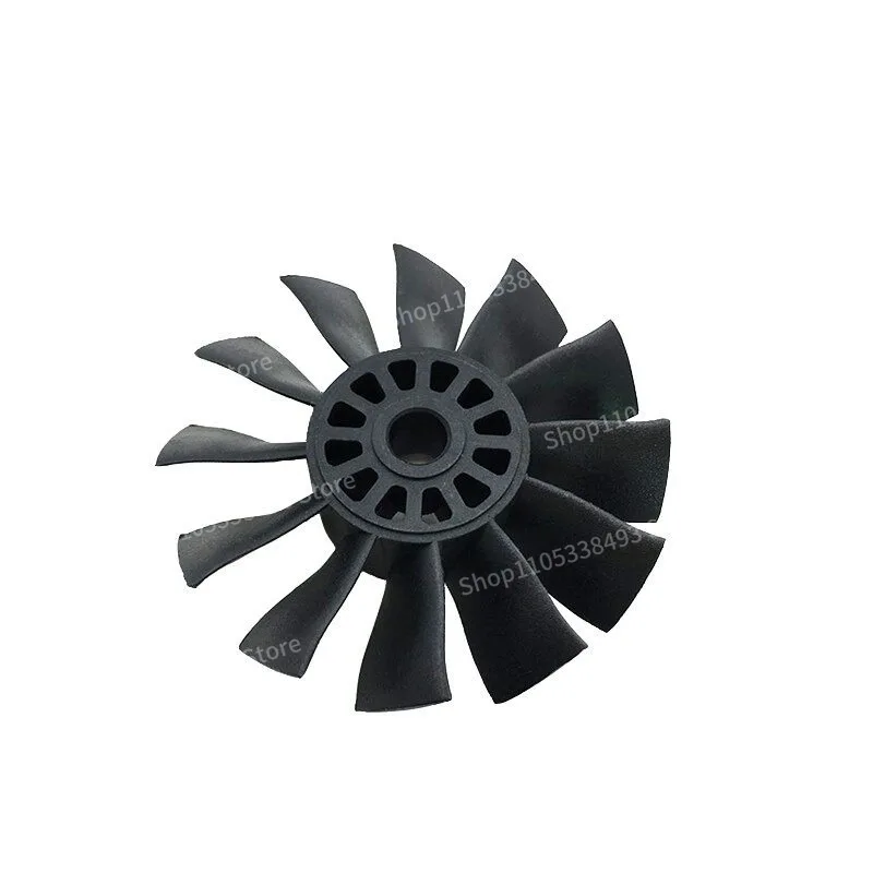 For EDF70mm Ducted 12-blade Model Aircraft Fan 70 Ducted Barrel Fan Blade Hardware Set Accessories Single Leaf