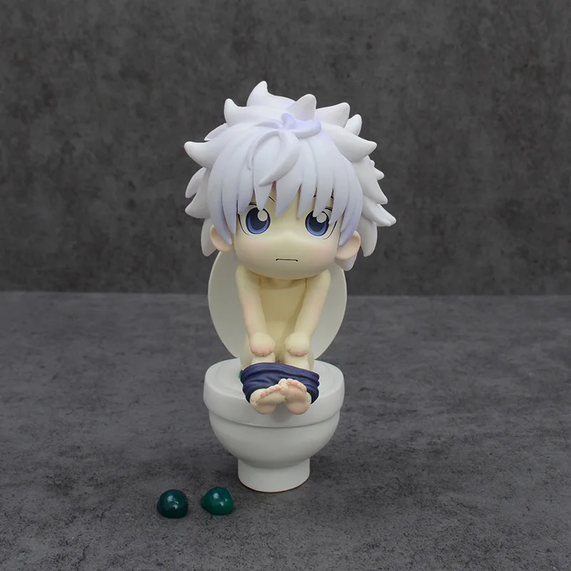 

Mengdi Anime Hunter X Hunter Killua Zoldyck Gk Figure Magnetic Toilet Scene Collectible Pvc Model Toy For Anime Enthusiasts