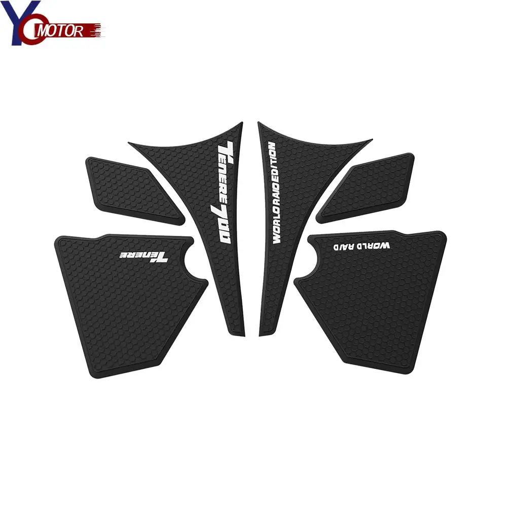 New For Yamaha Tenere 700 World Raid Rally 2022 2023 Motorcycle Accessories Anti Slip Sticker Tank Pad Side Grip Pads Combo Set 