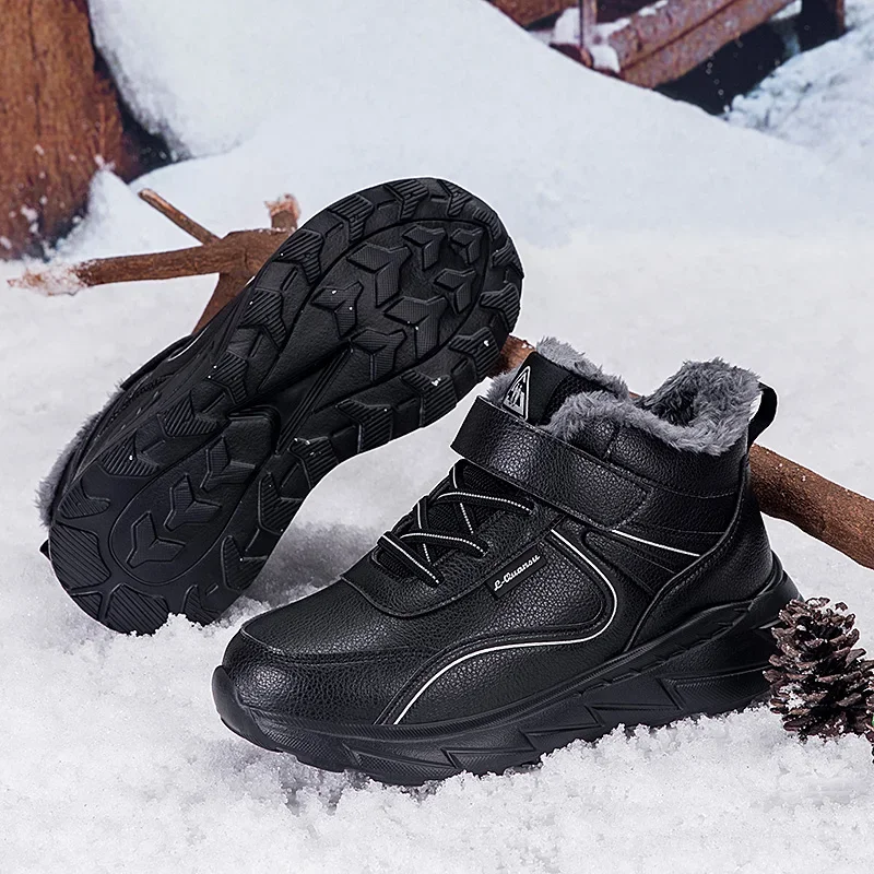 

ELUVA мужские термосапоги зимние непромокаемые противоскользящие походные туфли теплые зимние ботинки для мужчин удобные спортивные ботинки на открытом воздухе