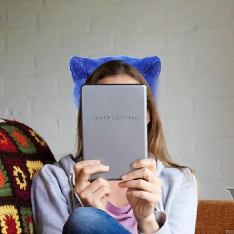 Porte-clés pendentif queue d'animal, 2 pièces, bandeau d'oreille, décoration porte-clés pour femmes, ensemble déguisement