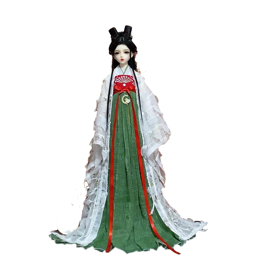 Ob27 figuer bjd altes kostüm robe hanfu fee kleid outfit für bjd/sd yosd msd sd13 mädchen puppen zubehör c2323