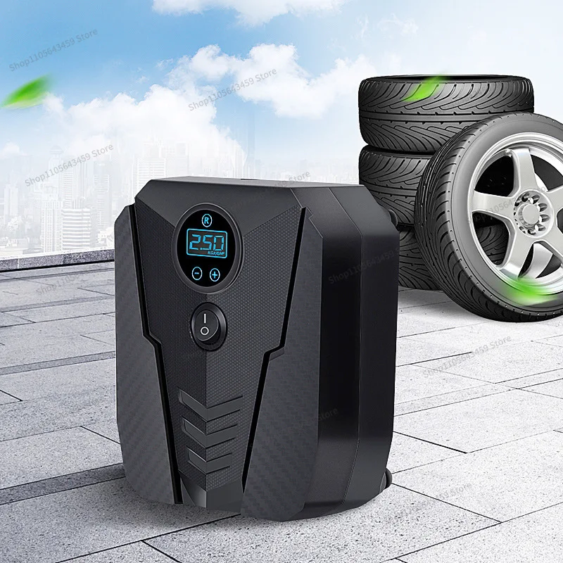 For car air pump, car air pump 12v portable tire pump, intelligent tire inflation