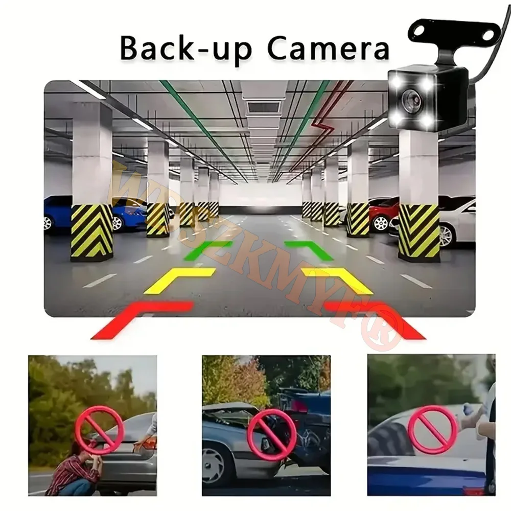 جديد 360 °   كاميرا سيارة 3/4 عدسة 1080P داش كام السيارات 1080P كاميرا تسجيل السيارة جهاز تسجيل فيديو رقمي للسيارات الجبهة اليسرى اليمنى كاميرا الرؤية الخلفية الصندوق الأسود
