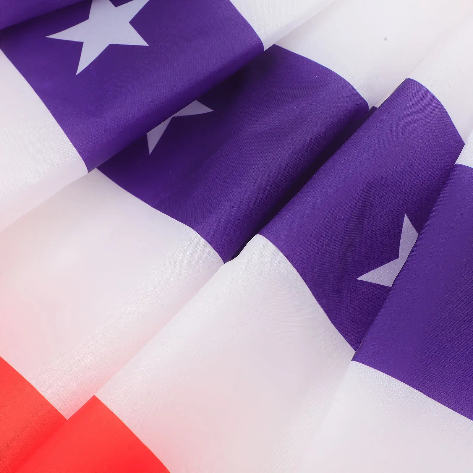 4Pcs Pleated Fan Flags Semicircle American Flag Bunting for Independence Day Celebration Garden Party Patriotic Decor Outdoor