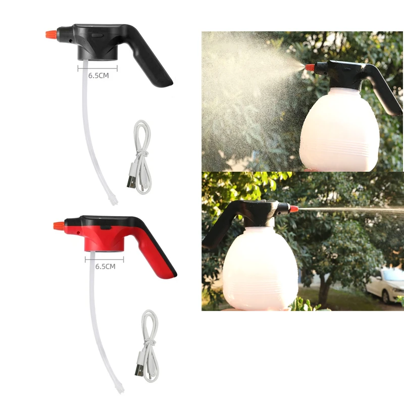 

Multifunctional Electric Watering Can Sprinkler USB Charging Rotary Adjustment Nozzle for Plant Watering Car Cleaning Water Spay