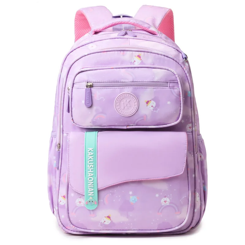 Elementary School Schoolbag 1-4th Grade Girls School Bags Children's Backpacks Cartoon Waterproof Lightweight Kids Backpack